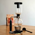 Classic Siphon Coffee Pot Black Handle Glass Syphon Pot for 5 People, Size:37.5x11.3cm, Coffee Pot with Handle Coffee Pot with Handle