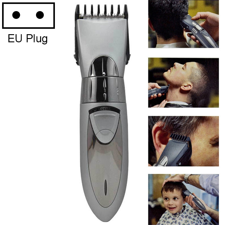 Waterproof Electric Hair Clipper Rechargeable Hair Trimmer Hair Cutting Machine Haircut Beard Trimer, Red, Grey – Waterproof Grey