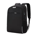 Laptop Backpack School Bags Anti-theft Travel Backpack with USB Charging Port Black