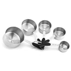 Stainless Steel Measuring Spoon Set Coffee Spoon Baking Kitchen Gadget, Measuring Cup 5 in 1, Measuring Spoon 5 in 1, 5 in 1 Measuring Cup(Color), 5 in 1 Measuring Spoon(Color) Measuring Cup 5 in 1 Black