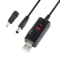 USB Boost Cable 5V Step Up to 9V 12V Adjustable Voltage Converter 1A Step-up Volt Transformer DC Power Regulator with Switch, 5V Step Up to 9V 12V 5V Step Up to 9V 12V