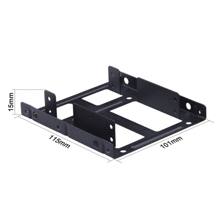 2.5 Inch to 3.5 Inch External HDD SSD Metal Mounting Kit Adapter Bracket With SATA Data Power Cables and Screws – Data Transmission