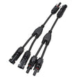 1 Pair MC4 Branch Y Adapter Connectors M/M/F and F/F/M for Solar Panels Cable Default Title