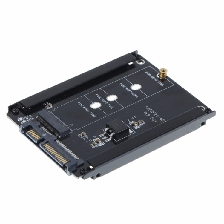 Metal Case CYB + M Socket 2 M.2 NGFF (SATA) SSD to 2.5 SATA Adapter for 2230/2242/2260/2280mm M2 NGFF SSD Solid State Hard Drive – Durable Build, Easy to Use