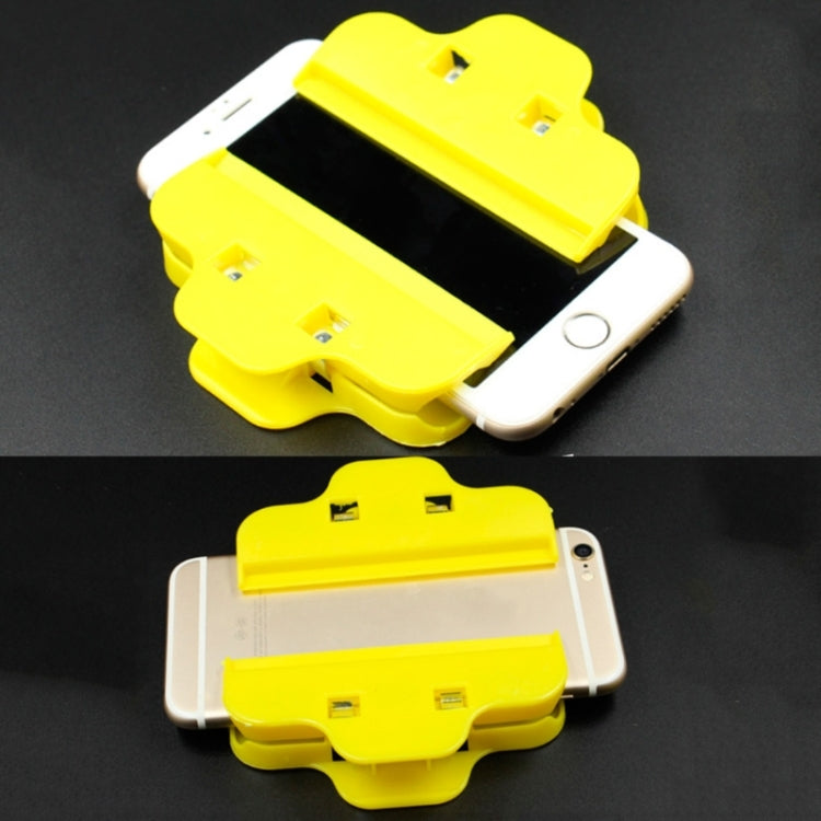 10 PCS Mobile Phone Tilting Fixed Clip Flat Touch Screen Adhesive Clip (Random Color Delivery), 10pcs Clip – Durable Build, Easy to Use