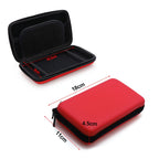 For Nintendo 2DS XL Hard EVA Protective Storage Case Cover Holder, Black, Sky Blue, Red, Pink
