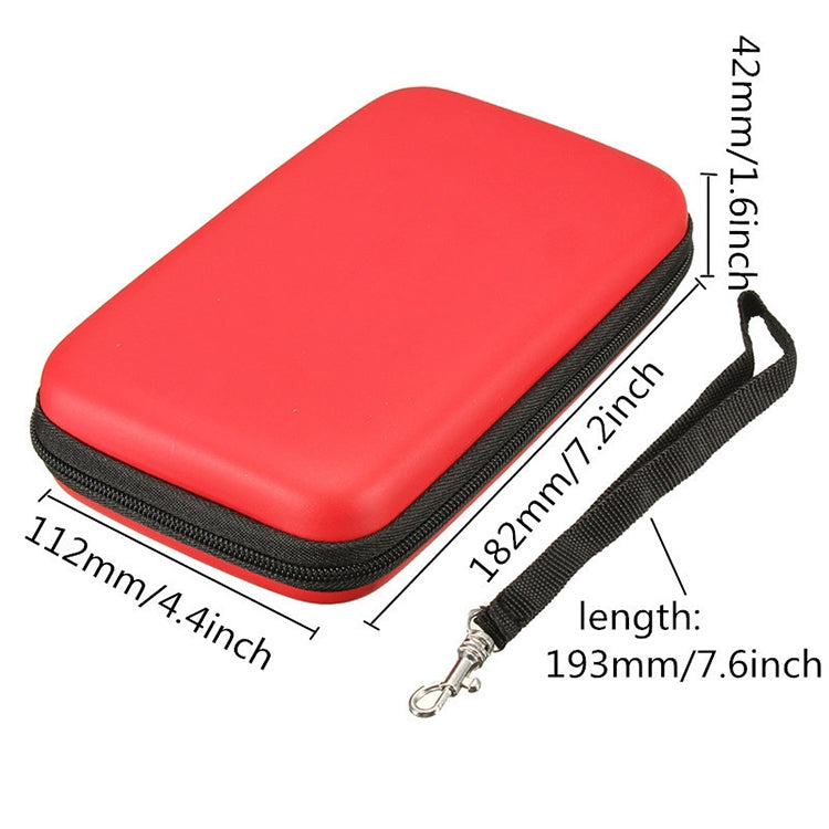 EVA Hard Carry Case Cover for New 3DS XL LL Skin Sleeve Bag Pouch, Black, Red, Blue – Anti-Scratch