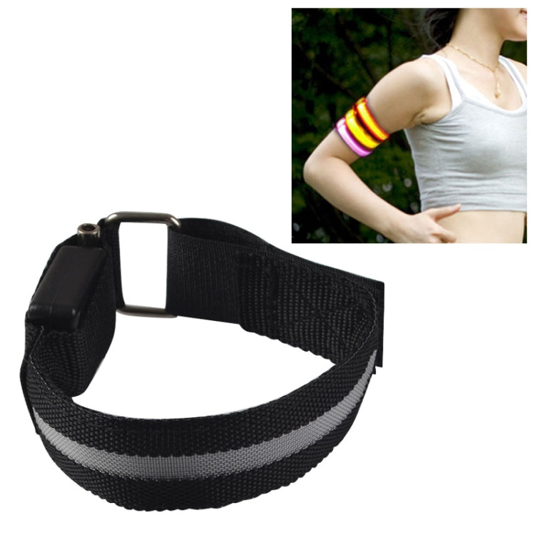 Nylon Night Sports LED Light Armband Light Bracelet, Battery Version Blue, USB Charging Version Blue, Battery Version Green, Battery Version Colorful, USB Charging Version Orange – Durable Build, Easy to Use Battery Version Colorful