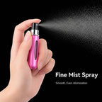 Portable Mini Aluminum Refillable Perfume Bottle Spray Empty Cosmetic Containers Atomizer, Capacity:5ml, Metal – Durable Build, Easy to Use