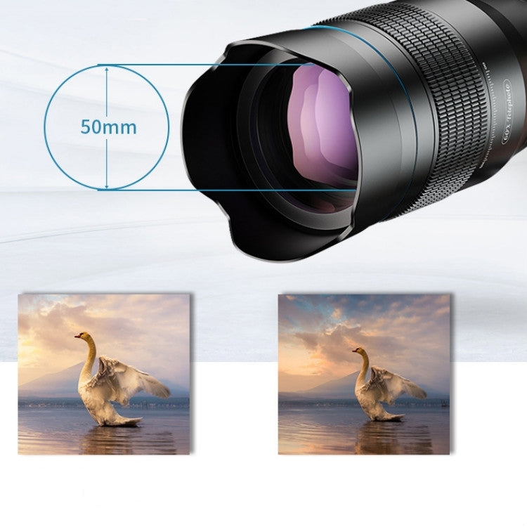 APEXEL APL-JS60XJJ09 All Metal 60X HD External Magnifying Telescope Universal Telephoto Mobile Phone Lens – Aluminum Alloy