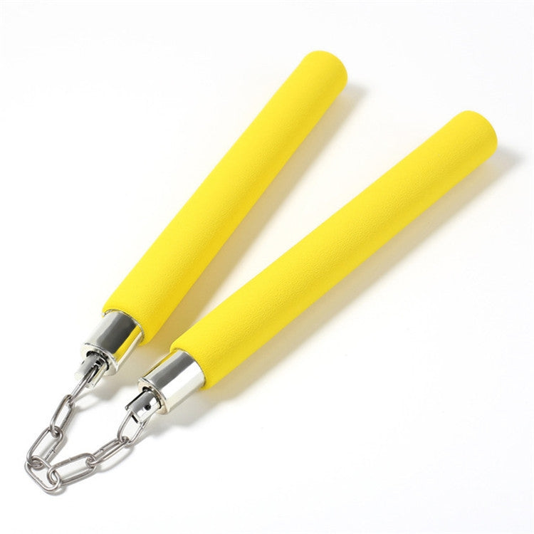 Sponge Nunchaku for Children and Beginners, Red Sponge Nunchaku, Blue Sponge Nunchaku, Yellow Sponge Nunchaku – Durable Build, Easy to Use Yellow Sponge Nunchaku Yellow