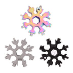 18-in-1 Multi-tool Portable Outdoor Octagonal Snowflake EDC Tool Wrench Mini Screwdriver, 18 in 1 (Colorful), 18 in 1 (White)