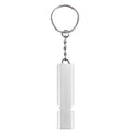 Mini Portable 120db Double Pipe High Decibel Outdoor Camping Hiking Survival Whistle Double-frequency Emnergecy Whistle Keychain, 3 PCS Silver, 3 PCS Gold 3 PCS Silver Silver