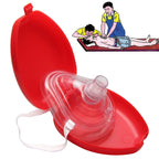 CPR Resuscitator Rescue Emergency First Aid Breathing Mask Mouth Breath One-way Valve Tools Default Title