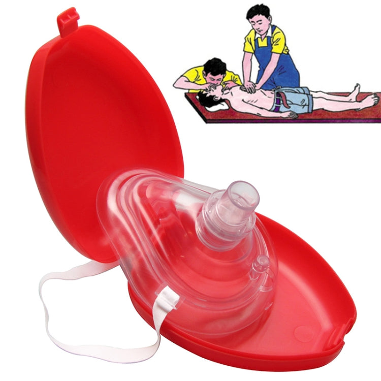 CPR Resuscitator Rescue Emergency First Aid Breathing Mask Mouth Breath One-way Valve Tools Default Title