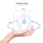 CPR Resuscitator Rescue Emergency First Aid Breathing Mask Mouth Breath One-way Valve Tools