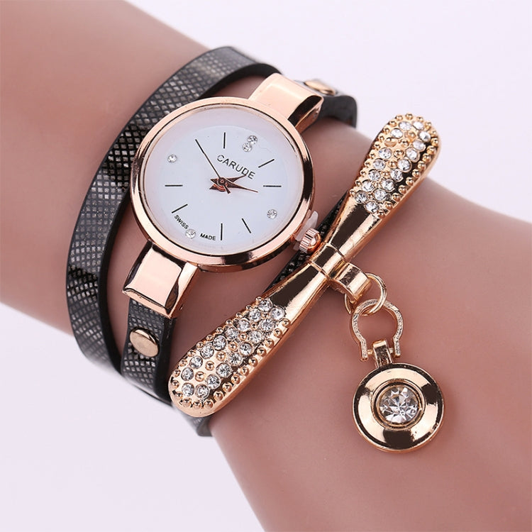 Watch – Leather (Black) #3 Black