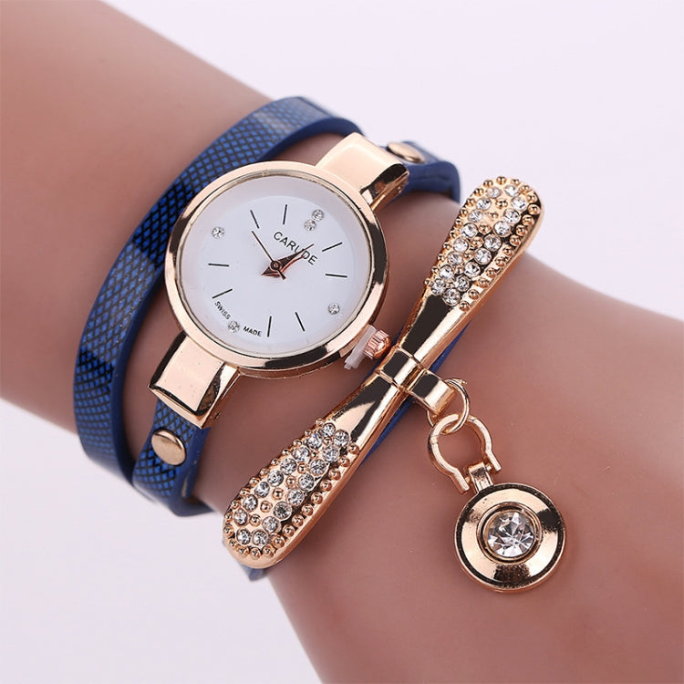 Watch – Leather (Black) #3 Dark Blue