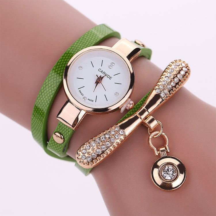 Watch – Leather (Black) #3 Green