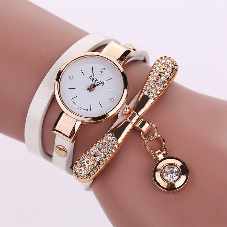 Watch – Leather (Black) #3 White