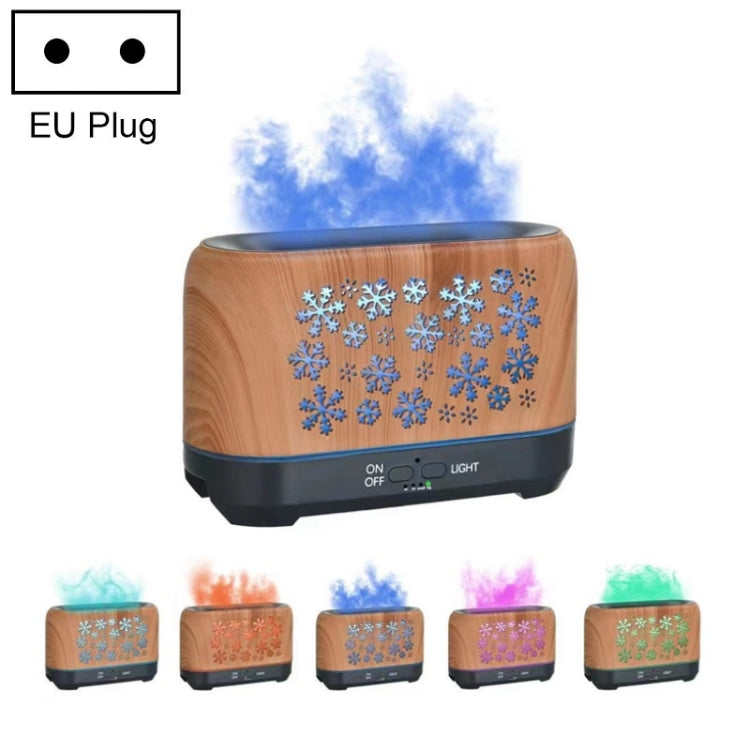Home Colorful Simulation Flame Incense Smoked Lamp Humidifier, Remote Control, Without Remote Control – Durable Build, Easy to Use Without Remote Control EU Plug