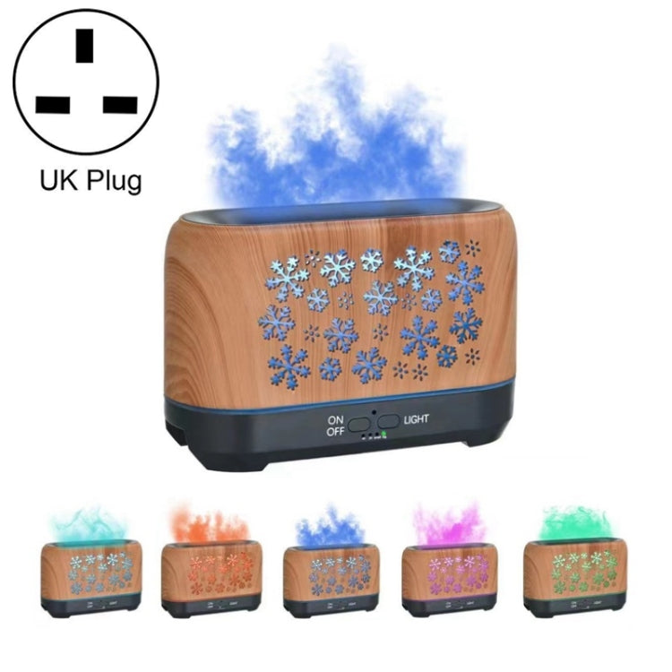 Home Colorful Simulation Flame Incense Smoked Lamp Humidifier, Remote Control, Without Remote Control – Durable Build, Easy to Use Without Remote Control UK Plug