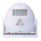 Wireless Intelligent Doorbell Infrared Motion Sensor Voice Prompter Warning Door Bell Alarm White