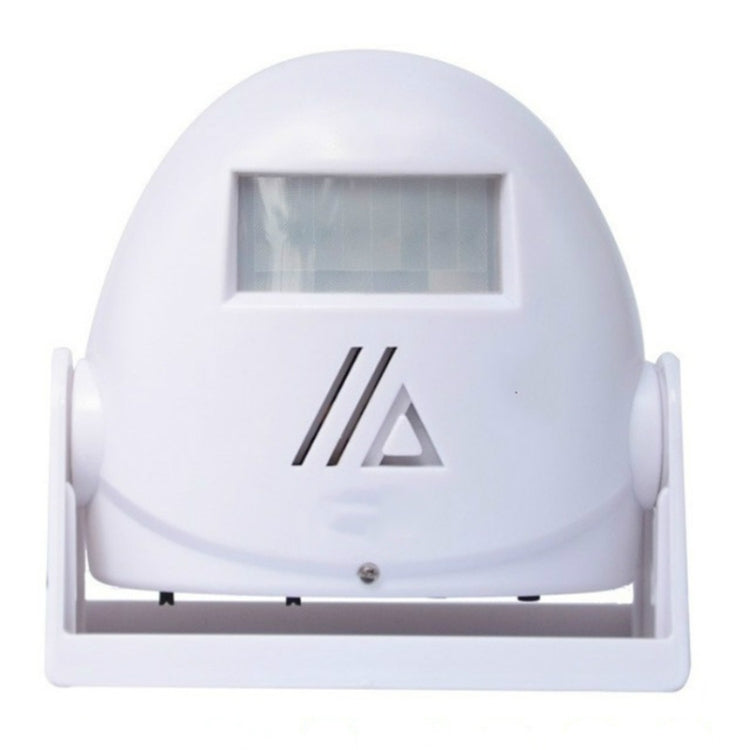 Wireless Intelligent Doorbell Infrared Motion Sensor Voice Prompter Warning Door Bell Alarm White