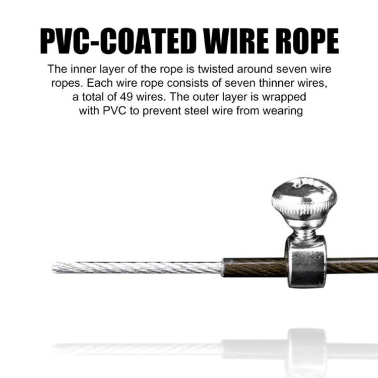 Steel Wire Skipping Skip Adjustable Fitness Jump Rope，Length: 3m, Steel Wire Jump Rope (Megenta), Steel Wire Jump Rope (Black), Steel Wire Jump Rope (Blue), Steel Wire Jump Rope (Grey), Steel Wire Jump Rope (Green), Steel Wire Jump Rope (Orange)... –...