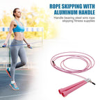 Steel Wire Skipping Skip Adjustable Fitness Jump Rope，Length: 3m, Steel Wire Jump Rope (Megenta), Steel Wire Jump Rope (Black), Steel Wire Jump Rope (Blue), Steel Wire Jump Rope (Grey), Steel Wire Jump Rope (Green), Steel Wire Jump Rope (Orange)... –...