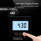 IP54 Precision Electronic Digital Display Inclinometer 4 x 90 Degree Protractor Angle Box