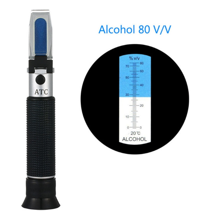 Hand-held Refractometer Alcohol Detector Alcohol Level Meter, Refractometer