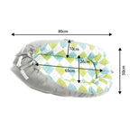 Baby Nest Bed Crib Portable Removable and Washable Crib Travel Bed Cotton Cradle for Children Infant Kids – Durable Build, Easy to Use