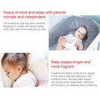 Baby Nest Bed Crib Portable Removable and Washable Crib Travel Bed Cotton Cradle for Children Infant Kids – Durable Build, Easy to Use