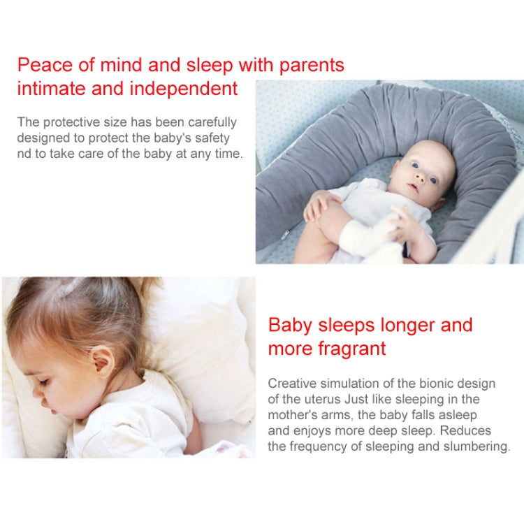 Baby Nest Bed Crib Portable Removable and Washable Crib Travel Bed Cotton Cradle for Children Infant Kids – Durable Build, Easy to Use