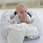 Baby Nest Bed Crib Portable Removable and Washable Crib Travel Bed Cotton Cradle for Children Infant Kids – Durable Build, Easy to Use