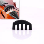 10 PCS Silicone Silencer Mute Equipment Sourdine for Violin Black