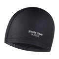 PU Coated Waterproof Enlarged Swimming Cap for Adult Men and Women, PU Coated Enlarged (Black), PU Coated Enlarged (Pink), PU Coated Enlarged (Blue) PU Coated Enlarged (Black) Black