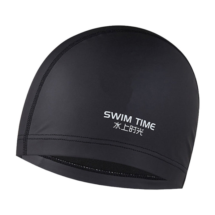 PU Coated Waterproof Enlarged Swimming Cap for Adult Men and Women, PU Coated Enlarged (Black), PU Coated Enlarged (Pink), PU Coated Enlarged (Blue) PU Coated Enlarged (Black) Black