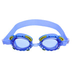 4 in 1 Cartoon Little Crab Waterproof and Anti-fog Silicone Swimming Goggles + Printed Pattern Swimming Cap + Nose Clip Earplugs + Storage Bag Swimming Equipment Set for Children, 4 in 1 Swimming Set (Blue Crab), 4 in 1 Swimming Set (Pink Crab)        ...