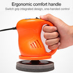 Electric Car Polisher Waxing Polishing Machine Kit Automation Cleaning Car Buffing ABS Car Accessories, Electric Car Polisher(Black), Electric Car Polisher(Orange) – Durable Build, Easy to Use
