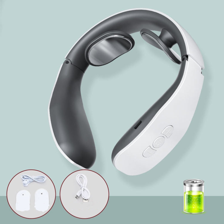 Cervical Massager Electromagnetic Pulse Heating Neck Protector, Battery, Charging, Charging Remote Heating – Magnetic Charging
