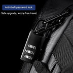 Ozuko 9315 Outdoor Waterproof Men Business Chest Bag Anti-theft Shoulder Messenger Bag with External USB Charging Port, Dark Blue, Black, Dark Gray
