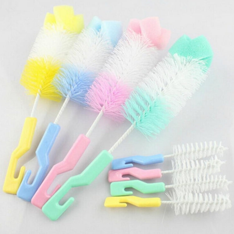 2 Sets Baby Nipple Milk Bottle Cup 360 Degree Sponge Cleaner Pacifier Brush, Random Color Delivery, Milk Bottle Cup Milk Bottle Cup