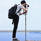 Q999h Horizontal Cantilever Gimbal Tripod Mount L Type Bracket with Tripod Ball-Head, Q999H – Aluminum Alloy