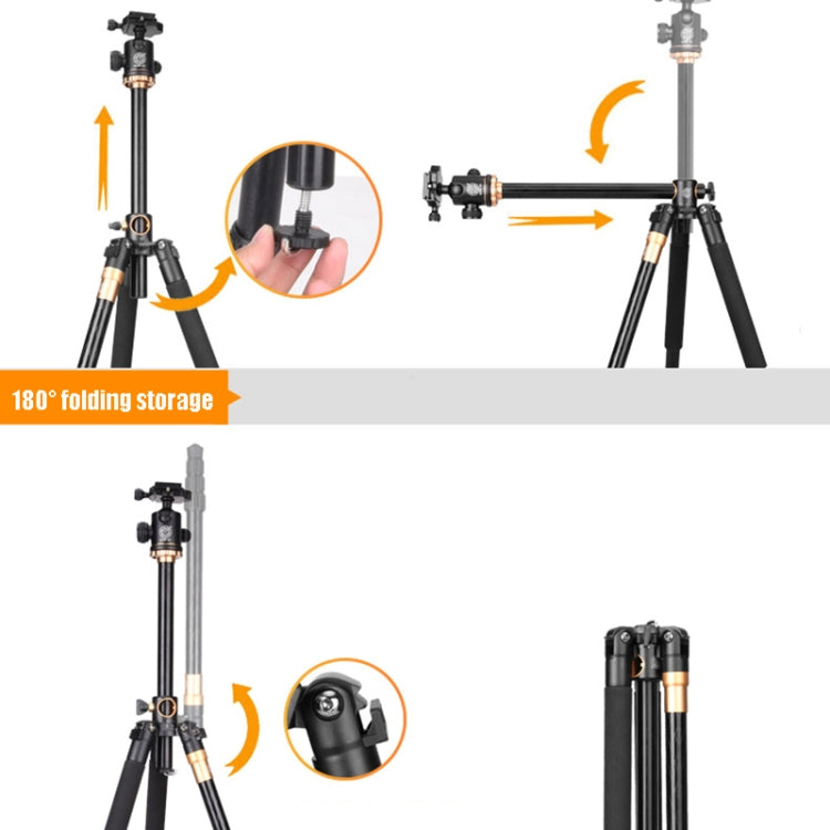 Q999h Horizontal Cantilever Gimbal Tripod Mount L Type Bracket with Tripod Ball-Head, Q999H – Aluminum Alloy