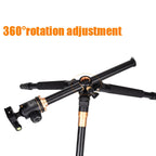 Q999h Horizontal Cantilever Gimbal Tripod Mount L Type Bracket with Tripod Ball-Head, Q999H – Aluminum Alloy