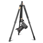 Q999h Horizontal Cantilever Gimbal Tripod Mount L Type Bracket with Tripod Ball-Head, Q999H – Aluminum Alloy