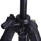 Q111 4-Section Folding Legs Live Broadcast Aluminum Alloy Tripod Mount with Three-dimensional Damping Tripod Heads, Q111