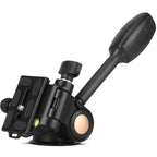 Q08 Three-Dimensional Damping 360 Degree Panorama Scale Leveling Metal Tripod Heads, Q08